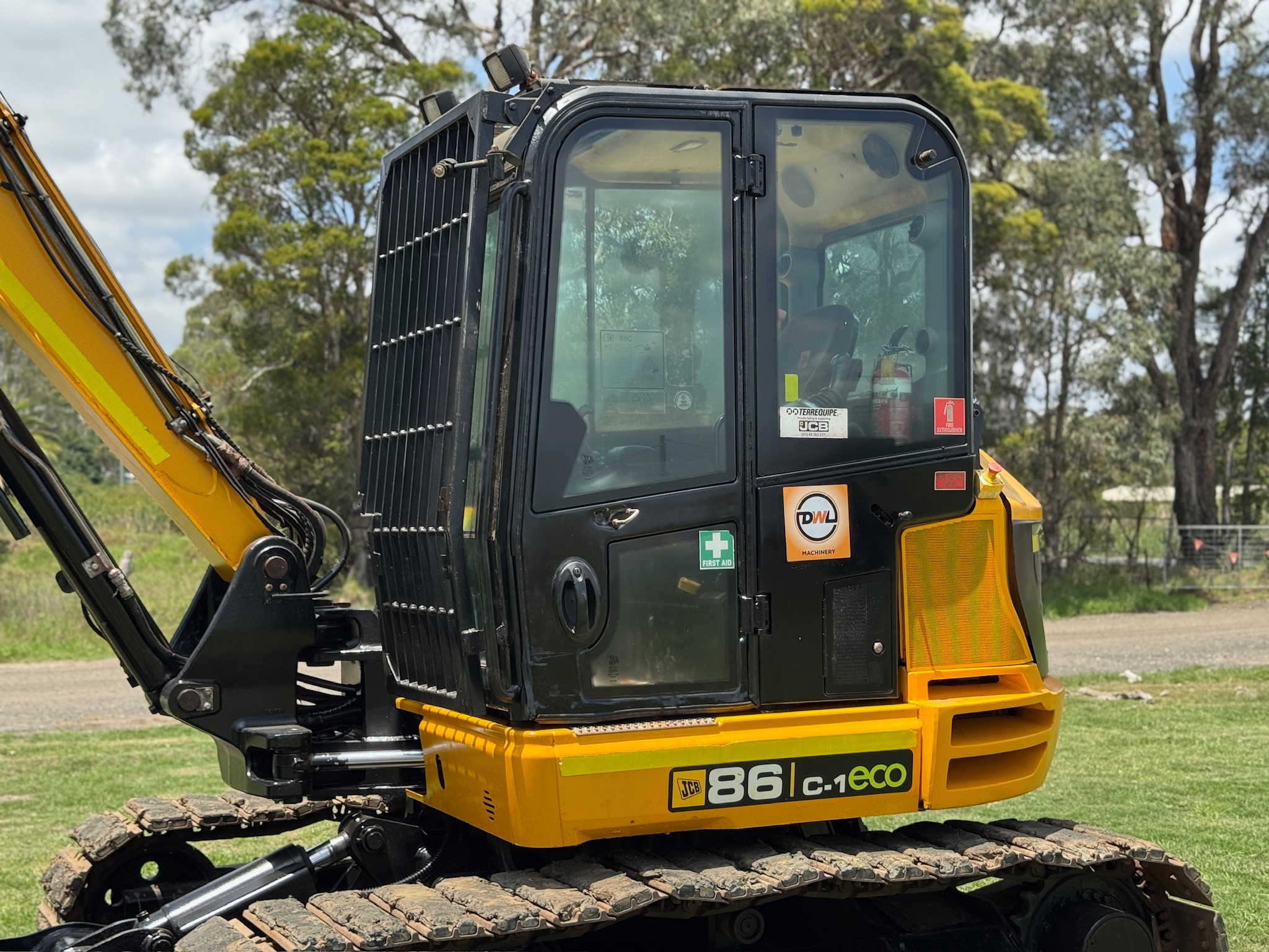 JCB 86C-1 8.6T EXCAVATOR LOADER KOBELCO CASE KOMATSU CAT KUBOTA image 12