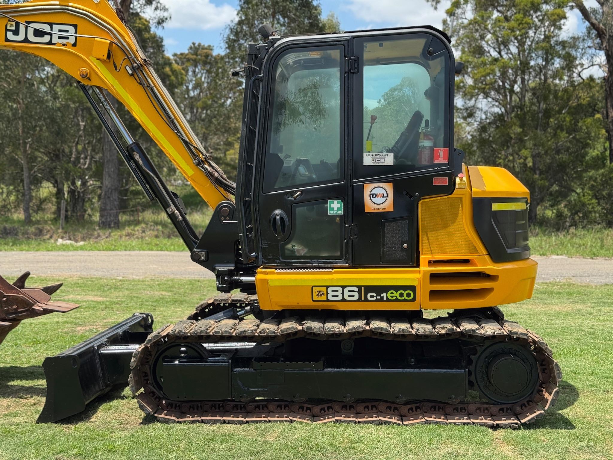 JCB 86C-1 8.6T EXCAVATOR LOADER KOBELCO CASE KOMATSU CAT KUBOTA image 16