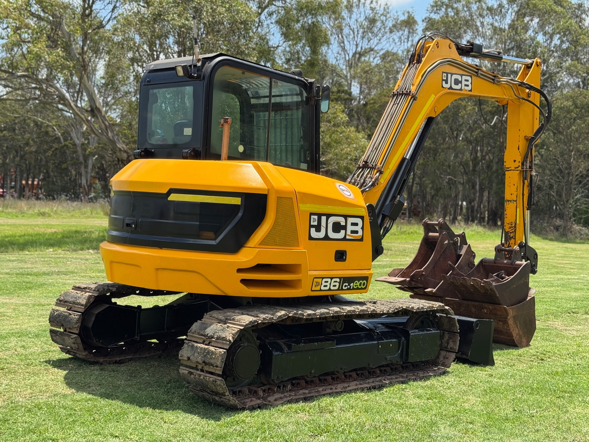 JCB 86C-1 8.6T EXCAVATOR LOADER KOBELCO CASE KOMATSU CAT KUBOTA image 3