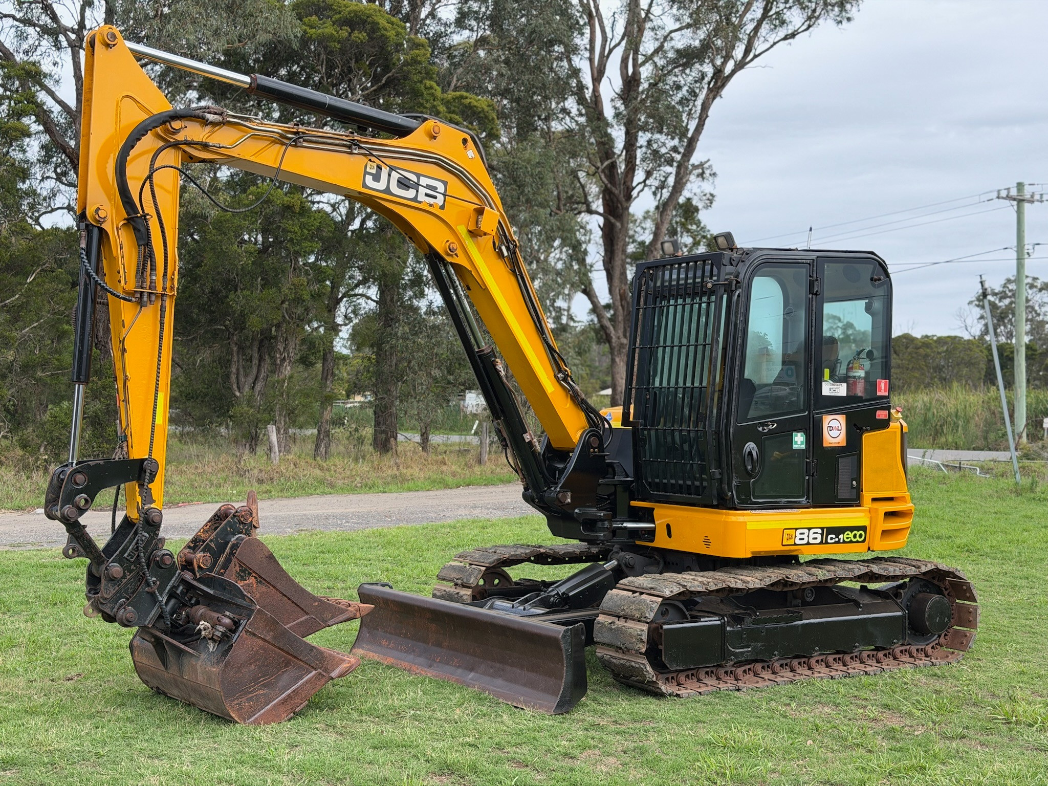 JCB 86C-1 8.6T EXCAVATOR LOADER KOBELCO CASE KOMATSU CAT KUBOTA image 6