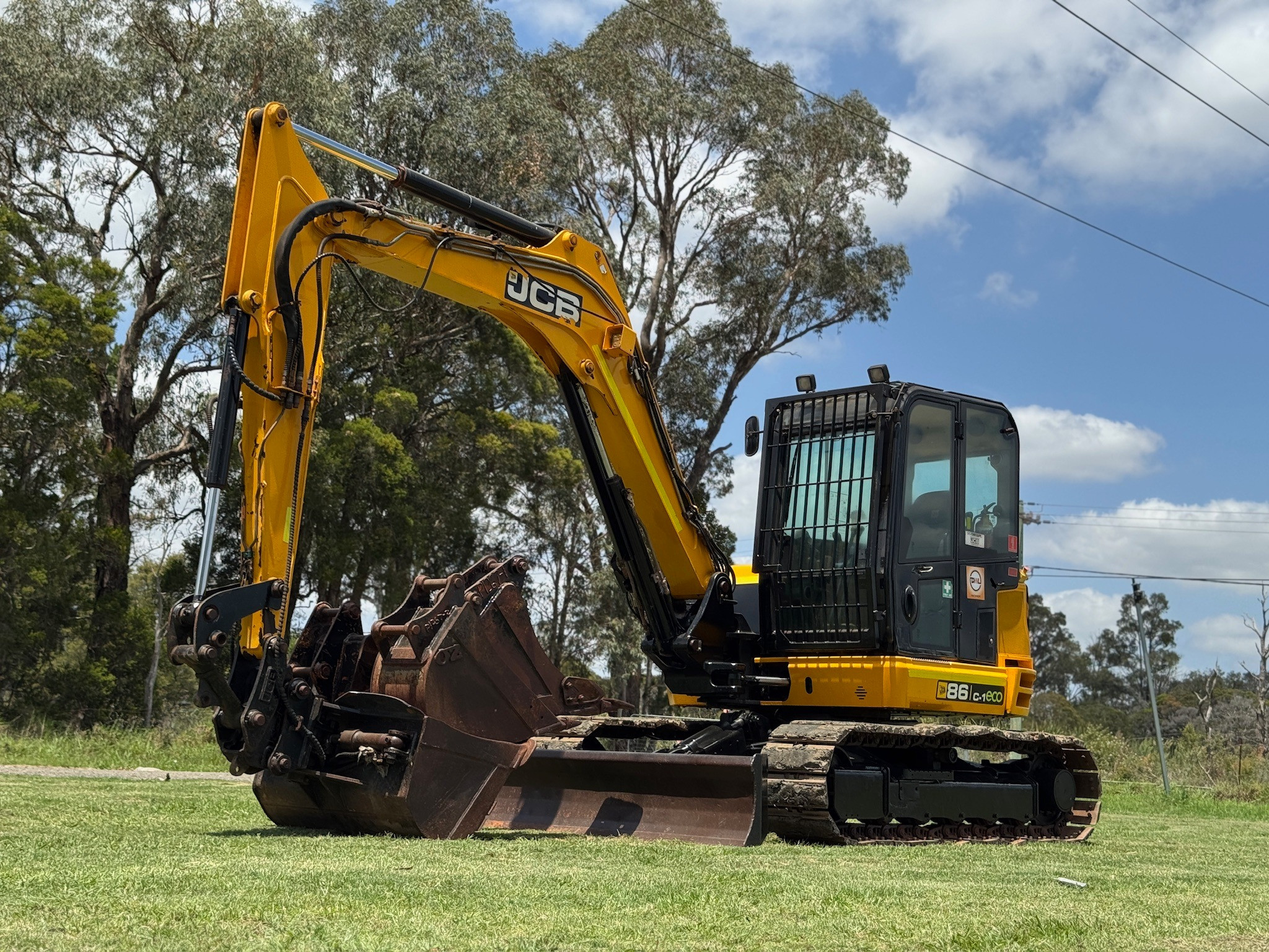 JCB 86C-1 8.6T EXCAVATOR LOADER KOBELCO CASE KOMATSU CAT KUBOTA image 19