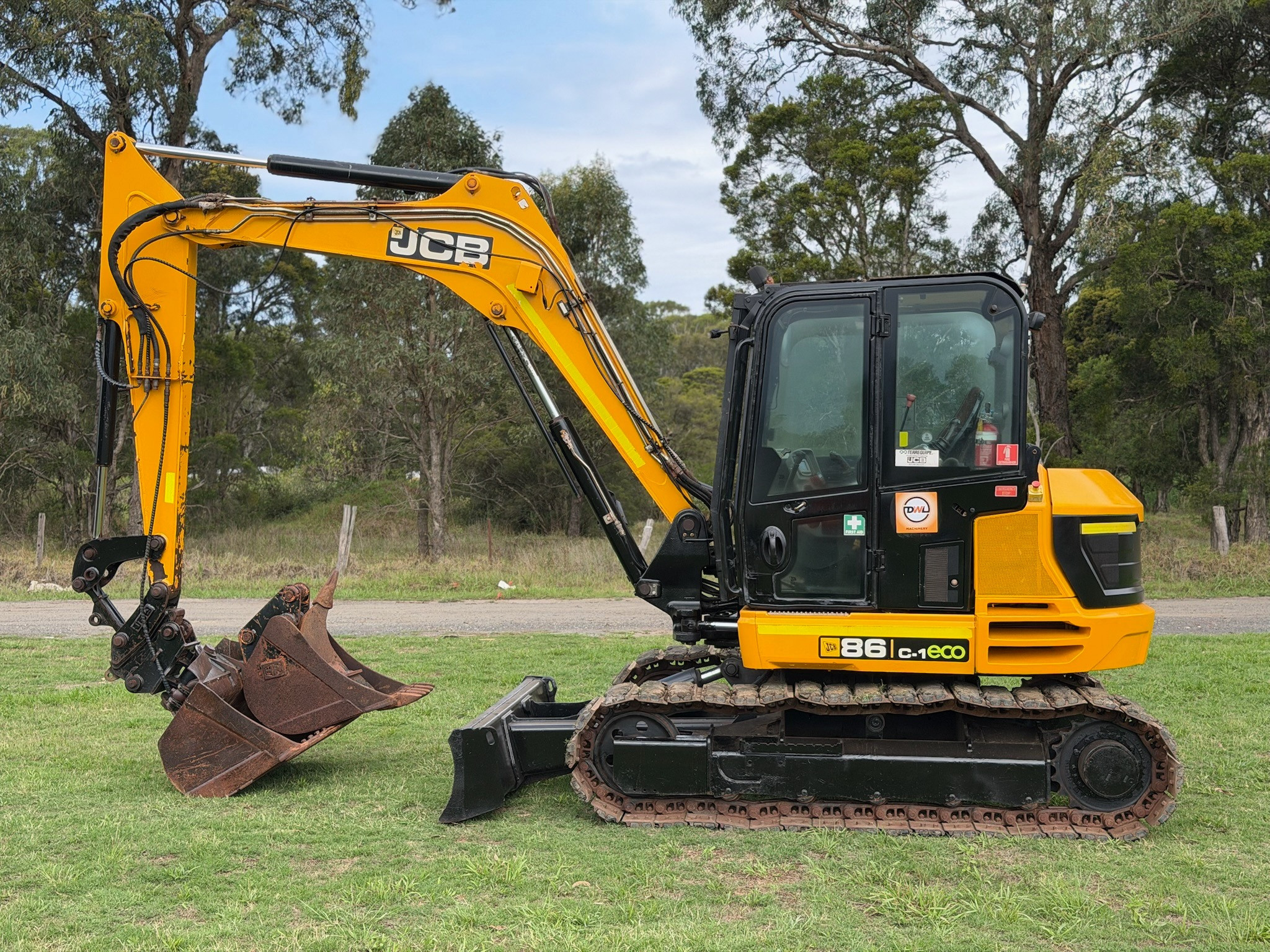 JCB 86C-1 8.6T EXCAVATOR LOADER KOBELCO CASE KOMATSU CAT KUBOTA image 5