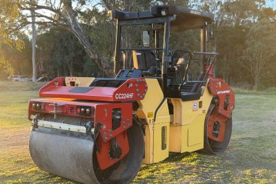 DYNAPAC CC224HF 8.1T SMOOTH DRUM ROLLER ARTICULATED COMPACTOR COMPACTION AMMANN
