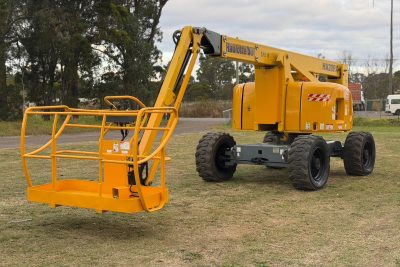 HAULOTTE HA20PX  ALL TERRAIN DIESEL BOOM SCISSOR LIFT ELEVATED WORK PLATFORM EWP GENIE
