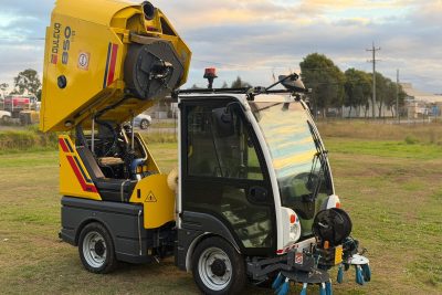 DULEVO 850 EV6 ROAD STREET FACTORY CAR PARK DIESEL SWEEPER VACCUM MACDONALD JOHNSTON