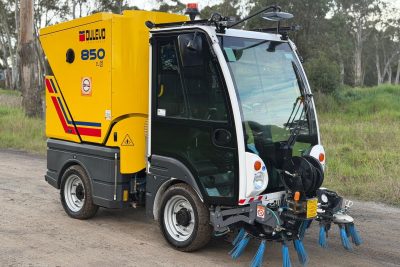 DULEVO 850 EV6 ROAD STREET FACTORY CAR PARK DIESEL SWEEPER VACCUM MACDONALD JOHNSTON