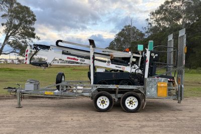 LEGUAN MONITOR 125M1 12.5M KNUCKLE BOOM & TRAILER SCISSOR LIFT CHERRY PICKER EWP GENIE JLG HAULOTTE