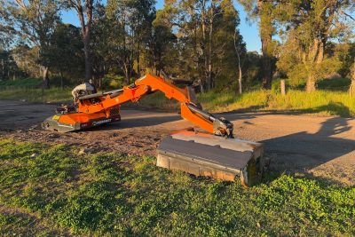 NOREMAT MAGISTRA 61TG FLAIL SIDE REACH ARM REMOTE CONTROL MOWER SLASHER JOHN DEERE HOLLAND MCCONNEL