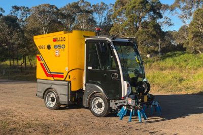 DULEVO 850 EV6 ROAD STREET FACTORY CAR PARK DIESEL SWEEPER VACCUM MACDONALD JOHNSTON
