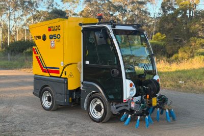 DULEVO 850 EV6 ROAD STREET FACTORY CAR PARK DIESEL SWEEPER VACCUM MACDONALD JOHNSTON