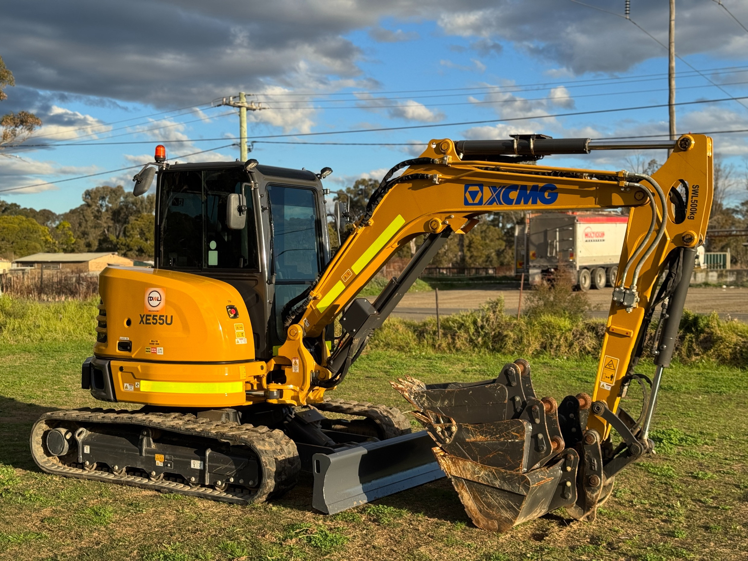 2024 XCMG XE55U 5.7T EXCAVATOR BOBCAT LOADER KUBOTA CATERPILLAR HITACHI KOMATSU XCMG CASE image 7