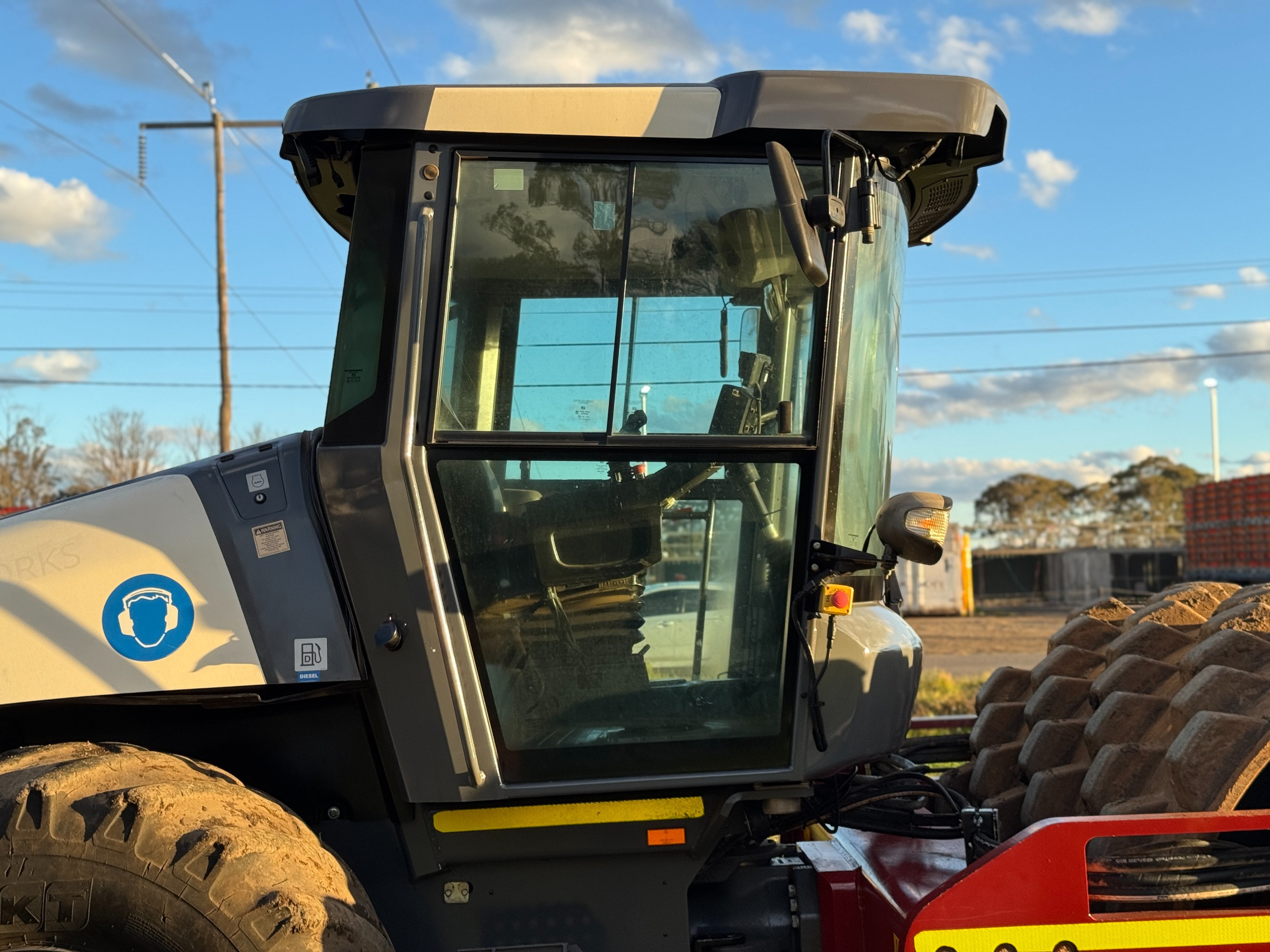 DYNAPAC CA5000D 16.5T PAD FOOT DRUM ROLLER COMPACTOR COMPACTION ROLLER AMMANN WACKER image 9