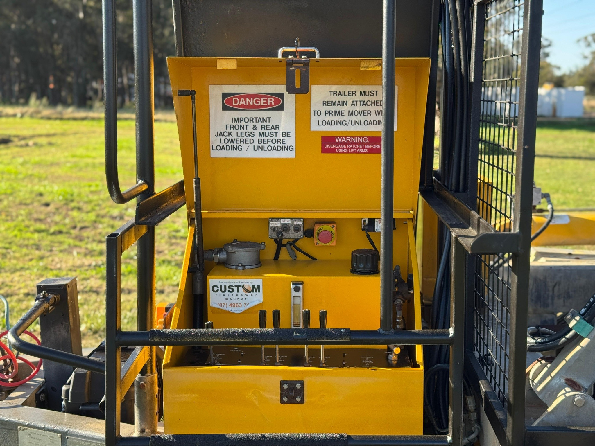 REDMOND GARY 6.5T SELF LOADING CABLE DRUM TRAILER image 12