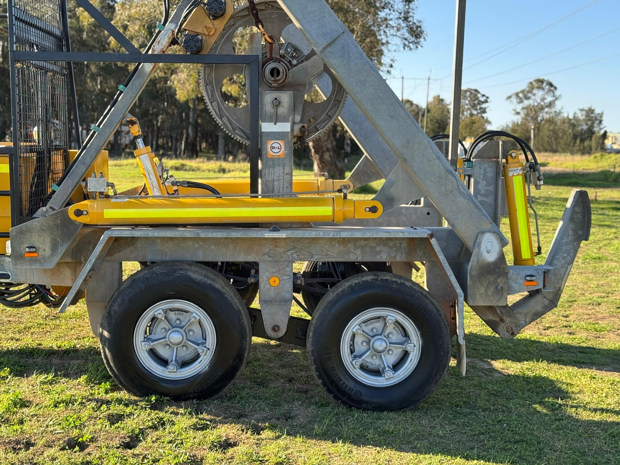 REDMOND GARY 6.5T SELF LOADING CABLE DRUM TRAILER image 10