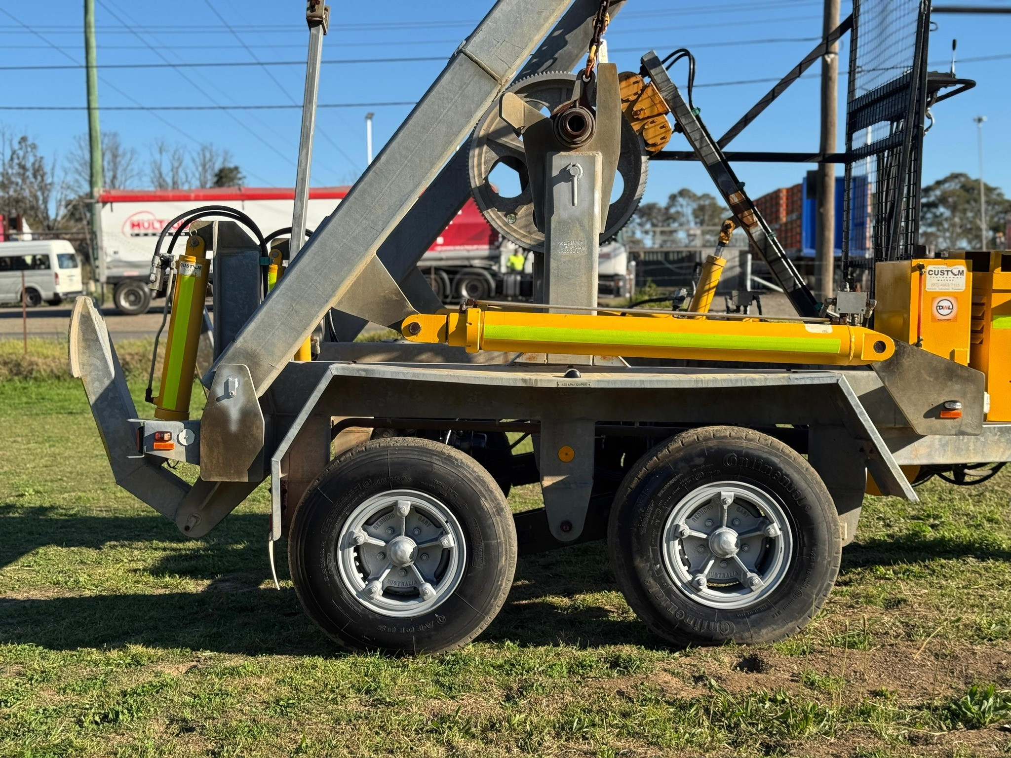 REDMOND GARY 6.5T SELF LOADING CABLE DRUM TRAILER image 9