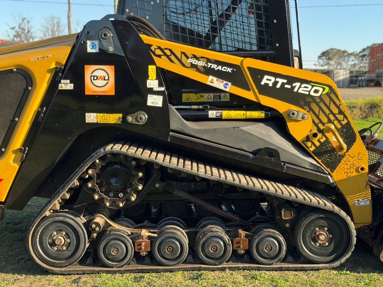 2021 ASV RT120 5.5T 120HP TRACK SKID STEER LOADER BOBCAT KUBOTA CASE TEREX ASV CATERPILLAR image 17