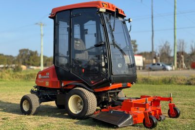 KUBOTA F3690 AC CABIN DIESEL OUT FRONT DECK RIDE ON LAWN MOWER TORO JOHN DEERE