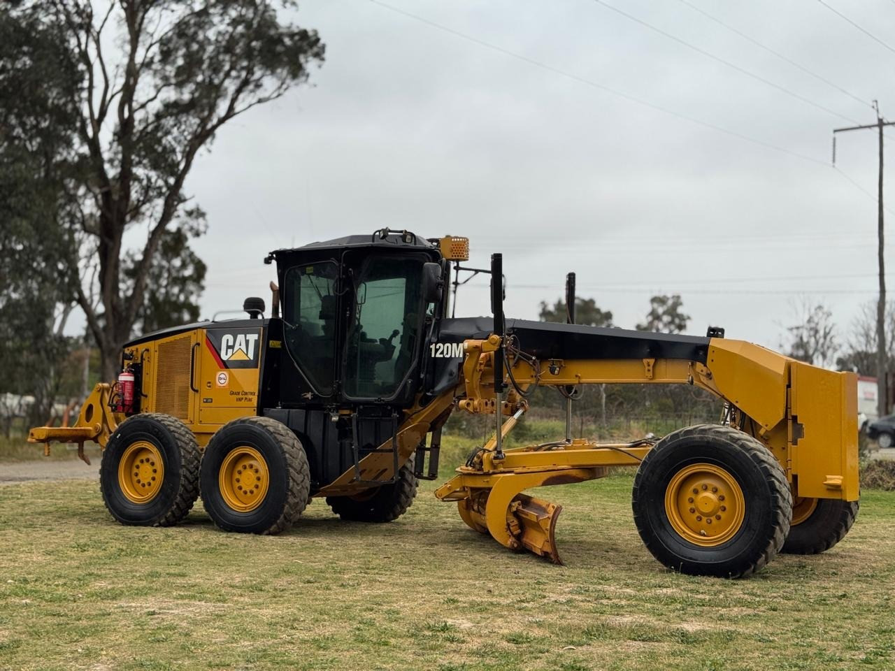 CATERPILLAR 120M VHP PLUS ARTICULATED GRADER VOLVO JOHN DEERE DOZER image 6