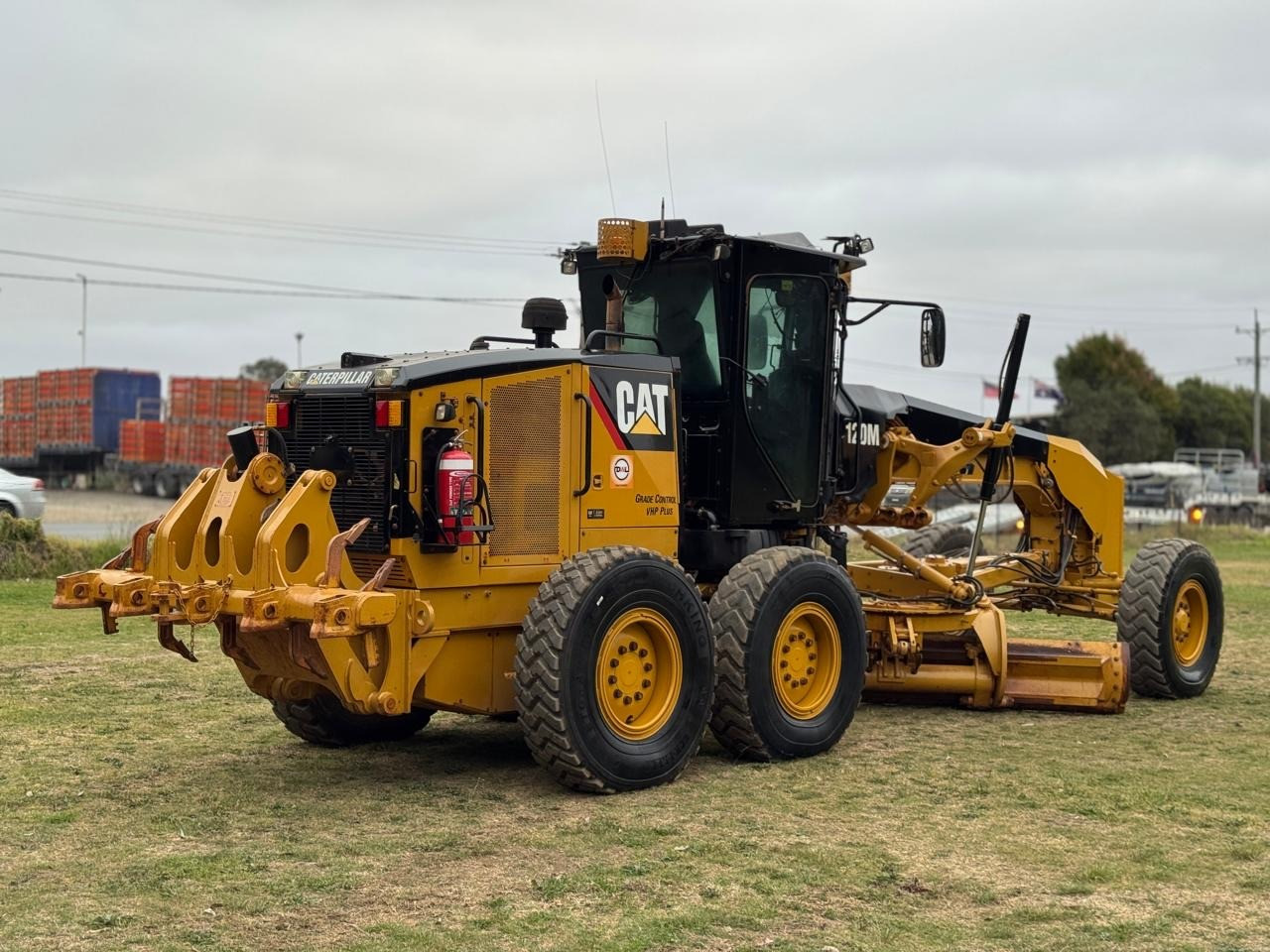 CATERPILLAR 120M VHP PLUS ARTICULATED GRADER VOLVO JOHN DEERE DOZER image 4