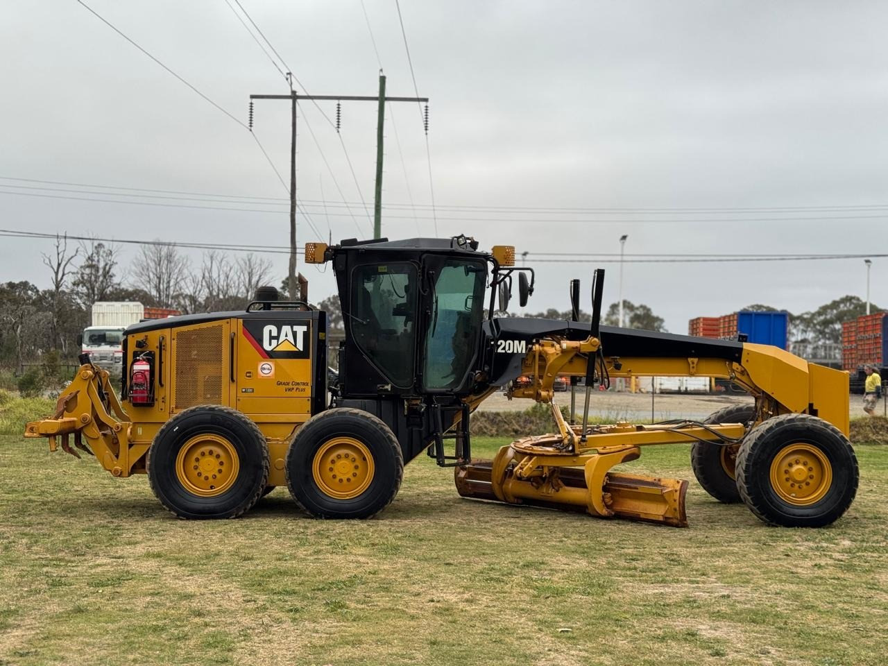 CATERPILLAR 120M VHP PLUS ARTICULATED GRADER VOLVO JOHN DEERE DOZER image 5