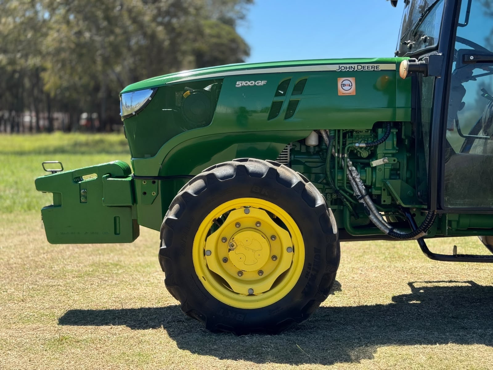 JOHN DEERE 5100GF 4WD/4X4 100HP A/C CABIN TRACTOR KUBOTA CASE NEW HOLLAND MASSEY FERGUSON image 18