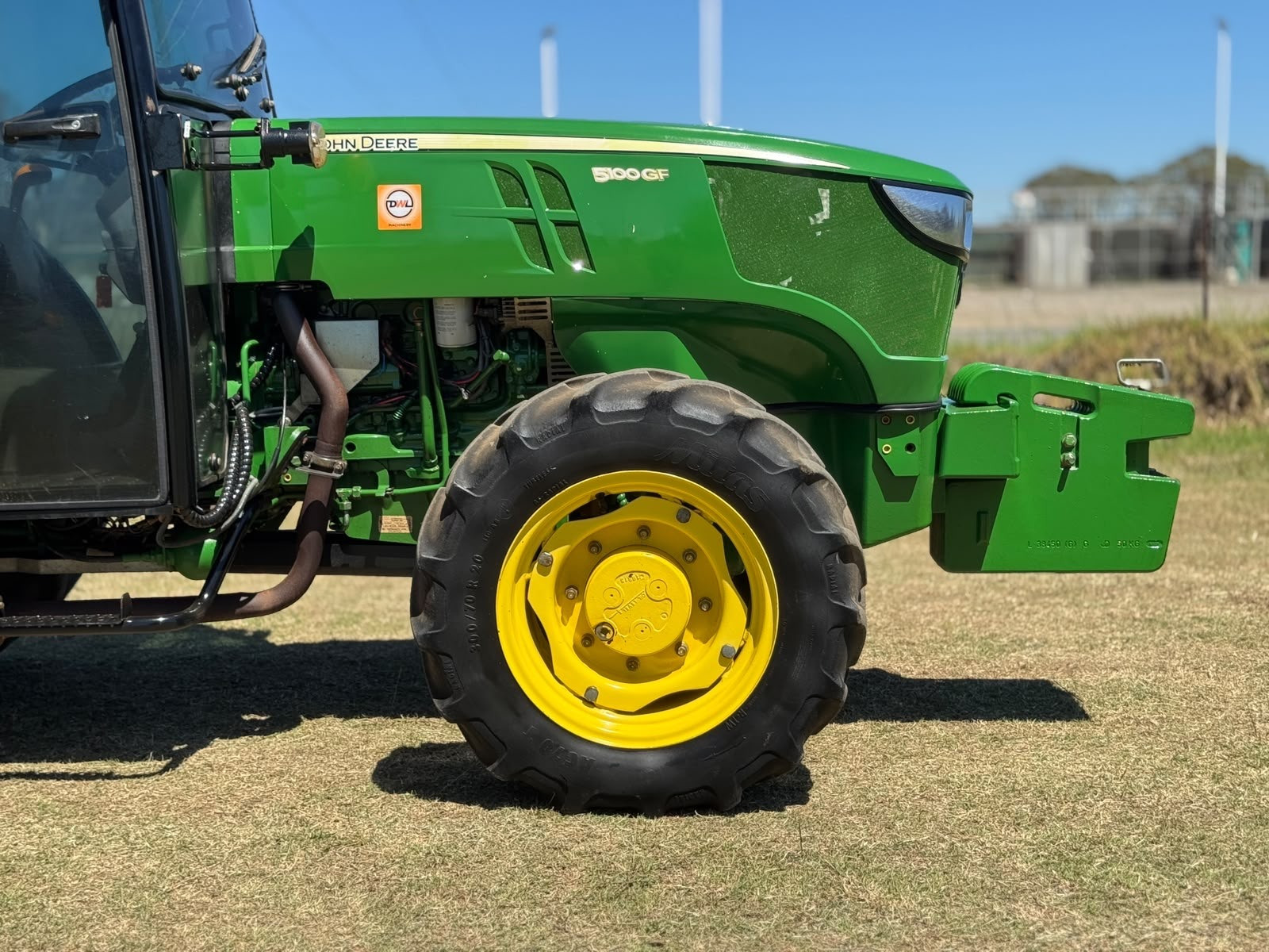 JOHN DEERE 5100GF 4WD/4X4 100HP A/C CABIN TRACTOR KUBOTA CASE NEW HOLLAND MASSEY FERGUSON image 17