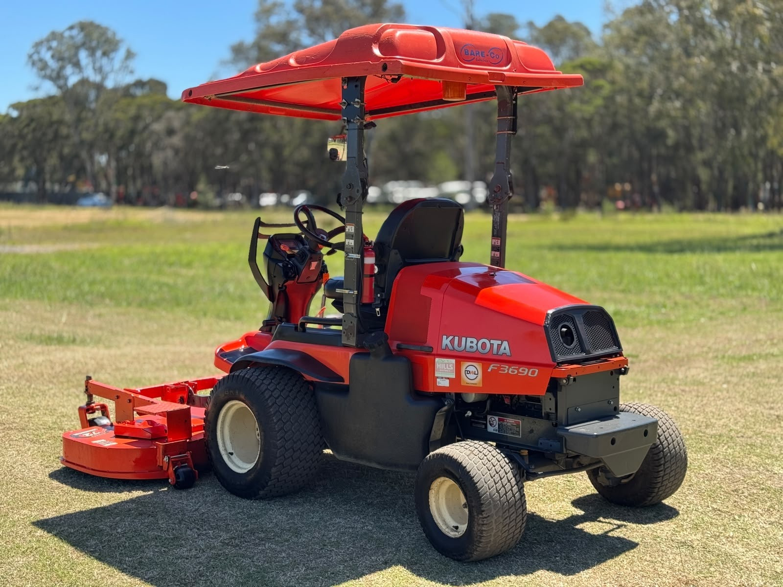 KUBOTA F3690 DIESEL OUT FRONT DECK RIDE ON LAWN MOWER TORO JOHN DEERE image 4