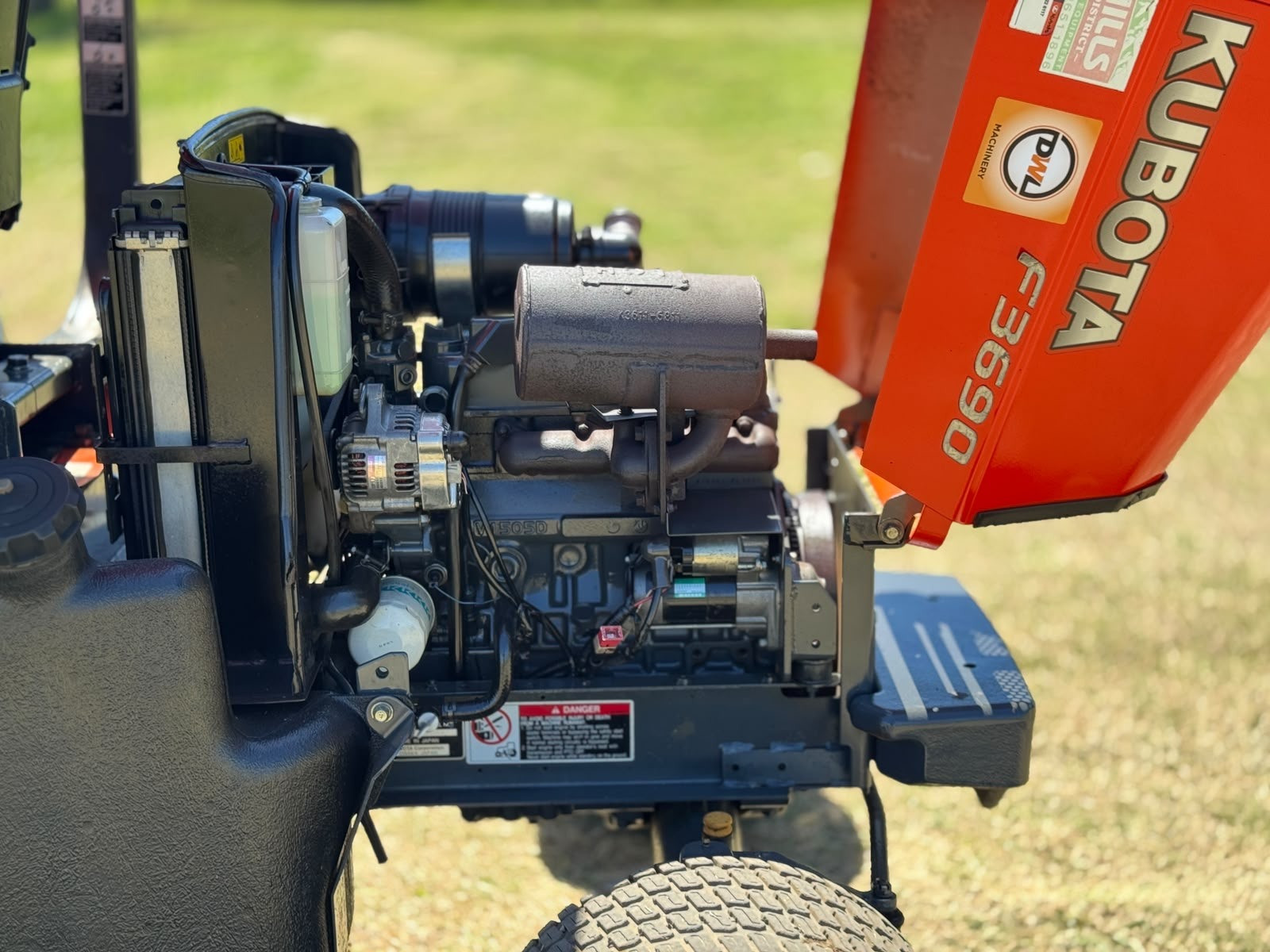 KUBOTA F3690 DIESEL OUT FRONT DECK RIDE ON LAWN MOWER TORO JOHN DEERE image 13