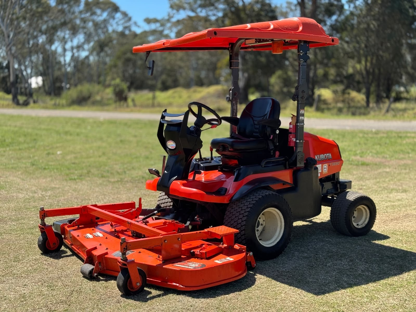 KUBOTA F3690 DIESEL OUT FRONT DECK RIDE ON LAWN MOWER TORO JOHN DEERE image 6