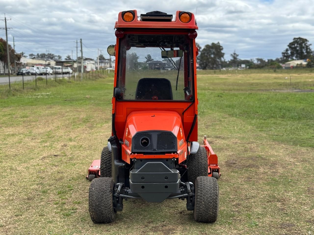 KUBOTA F3690 72 INCH DIESEL OUT FRONT DECK RIDE ON LAWN MOWER TORO JOHN DEERE image 25