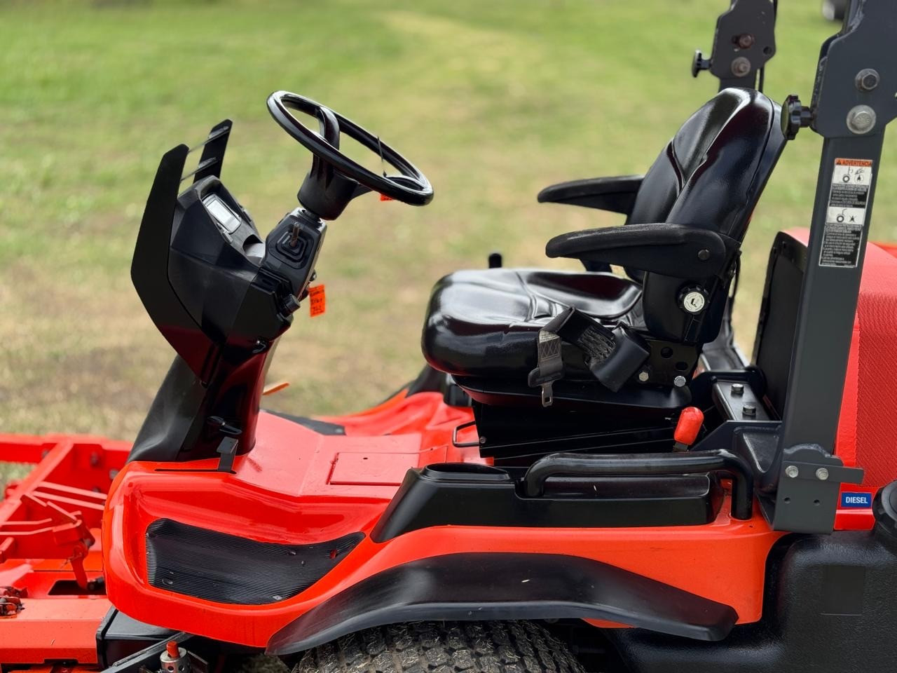 KUBOTA F3690 72 INCH DIESEL OUT FRONT DECK RIDE ON LAWN MOWER TORO JOHN DEERE image 9