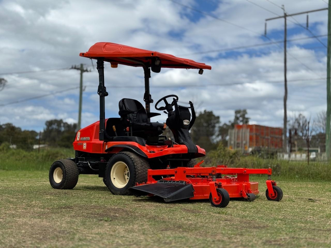KUBOTA F3690 72 INCH DIESEL OUT FRONT DECK RIDE ON LAWN MOWER TORO JOHN DEERE image 23